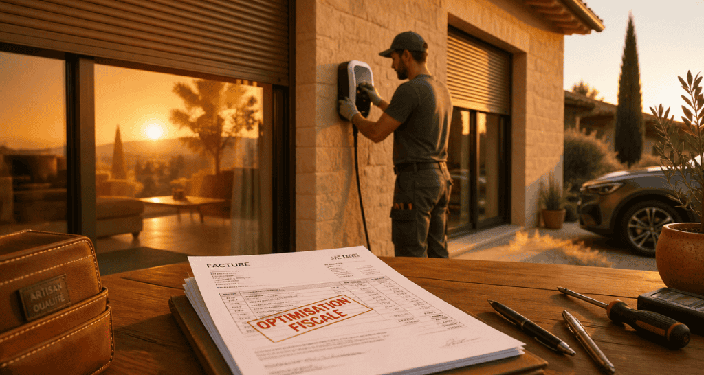travaux déductibles impôts résidence principale 2024 borne recharge