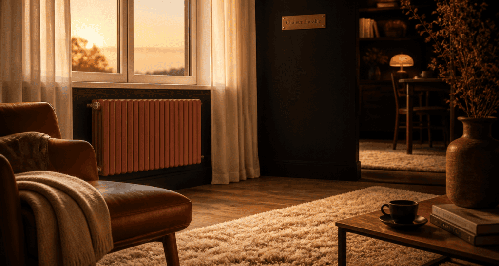 chauffage individuel electrique radiateur inertie salon