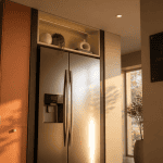 comment intégrer un frigo américain dans une cuisine contemporaine