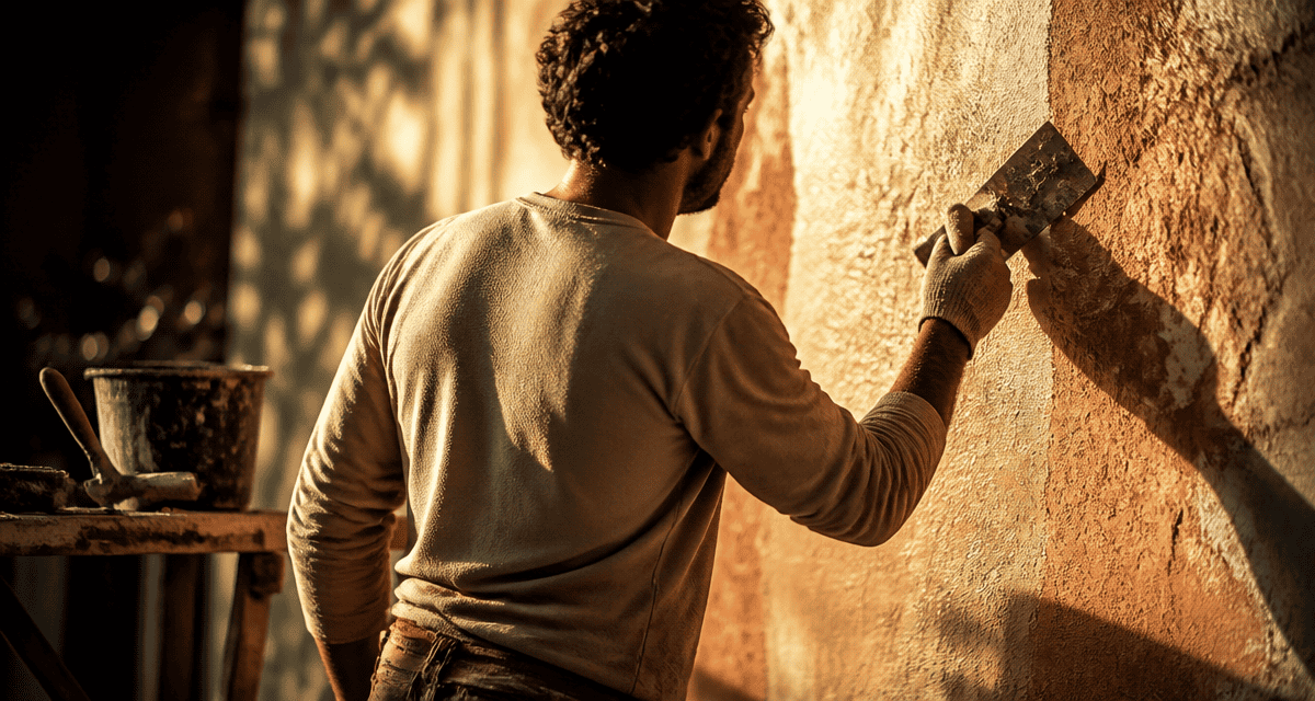 enduit gratte façade artisan