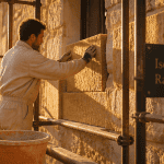 Ravalement ITE sur maison ancienne en pierre