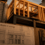 Surélévation maison et voisinage plan chantier