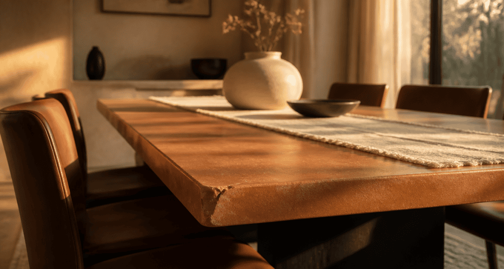 table céramique inconvénient éclat angle