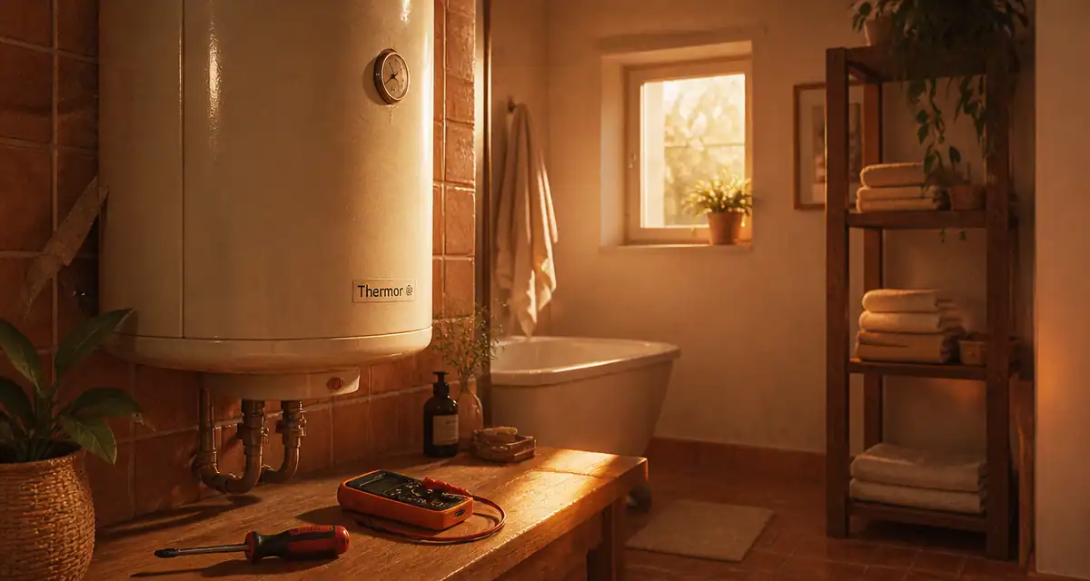 chauffe eau depannage outils salle de bain