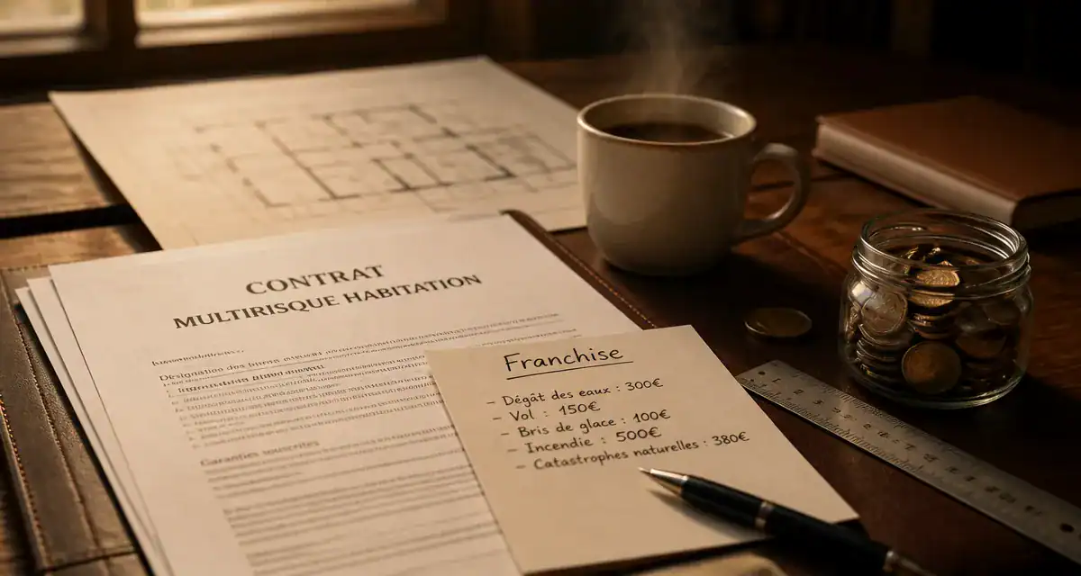 Franchise assurance habitation : 380 € ou 10 % du sinistre