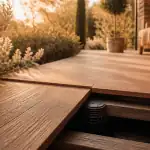 inconvénient terrasse sur plot bois et grès cérame