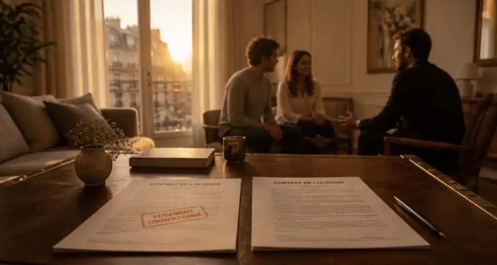 logement conventionné ou non contrats salon parisien