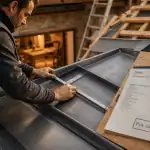 Prix d un toit en zinc : toiture en zinc en chantier