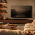 quelle distance entre tv et canapé dans salon contemporain
