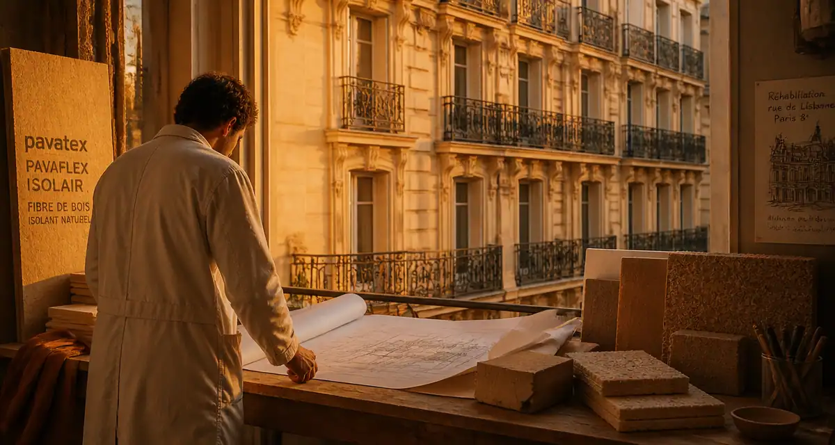Réhabilitation de bâtiments anciens Paris artisan et matériaux biosourcés