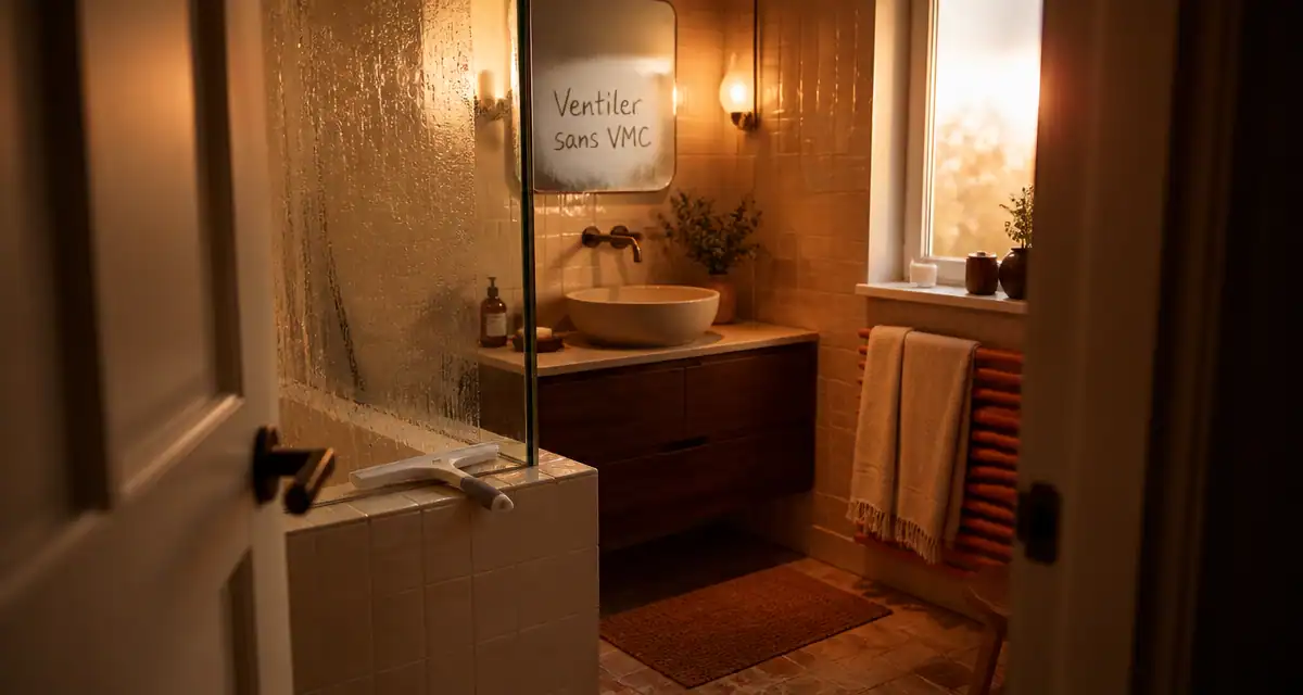 ventiler une salle de bain sans vmc avec lumière naturelle