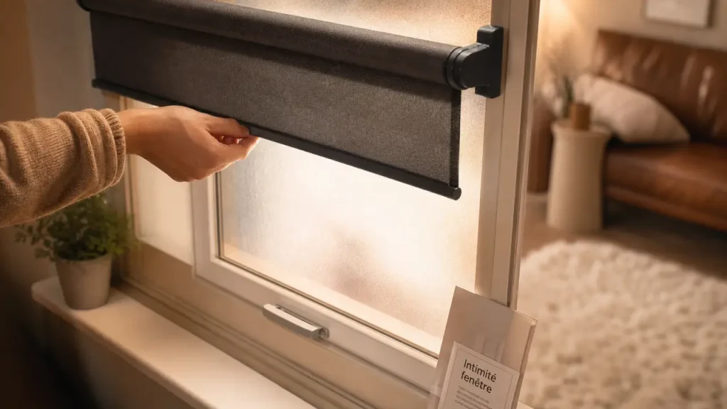 Films pour vitrage, stores ou volets : quelle solution choisir pour occulter une fenêtre sans rideau ?