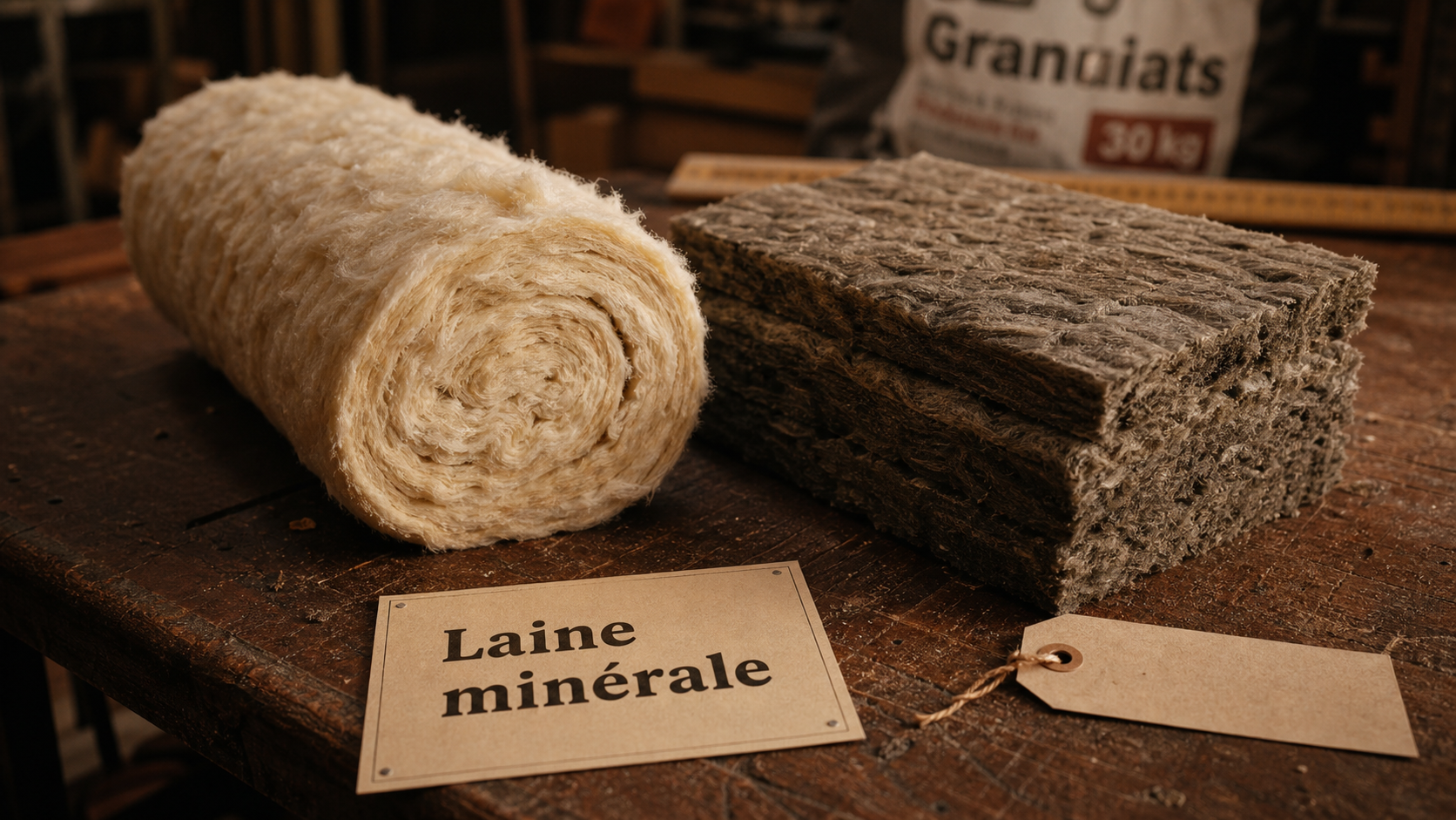 Différence entre laine de verre et laine de roche : rouleaux et panneaux isolants minéraux