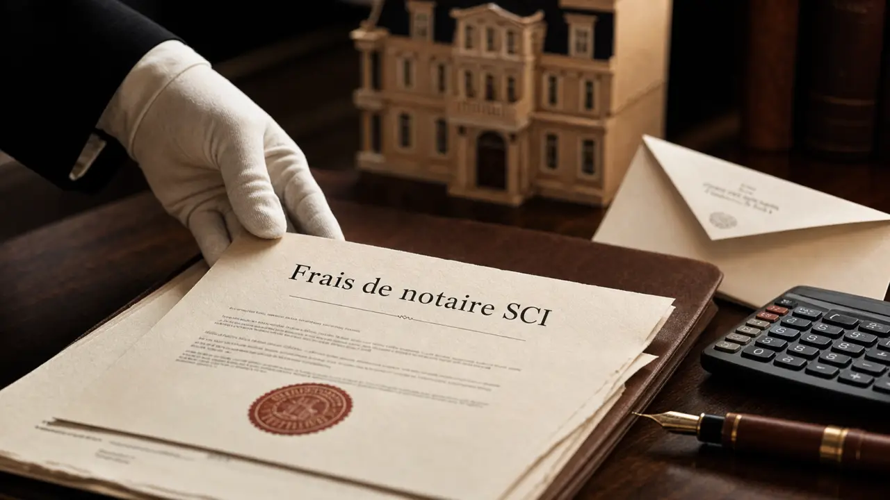 Frais de notaire pour une SCI : ancien 7 à 8 %, neuf 2 à 3 %