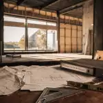 Hangar aménagé en maison : plans PLU en cours de transformation, amiante et budget