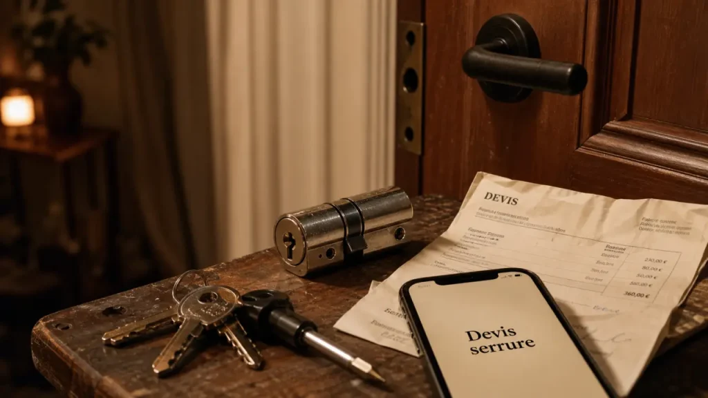 Locataire changement de serrure : clés et devis de serrure
