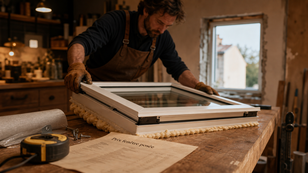 Prix remplacement fenetre : pose fenêtre PVC en rénovation