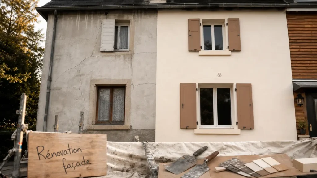 Solutions rénover ou embellir façade : enduit, bardage et parement en rénovation