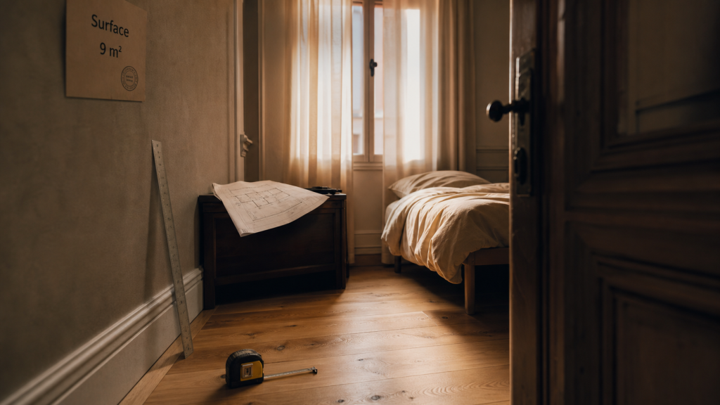 Taille chambre : mesurer 9 m², 12 m², 20 m³ pour choisir la bonne surface