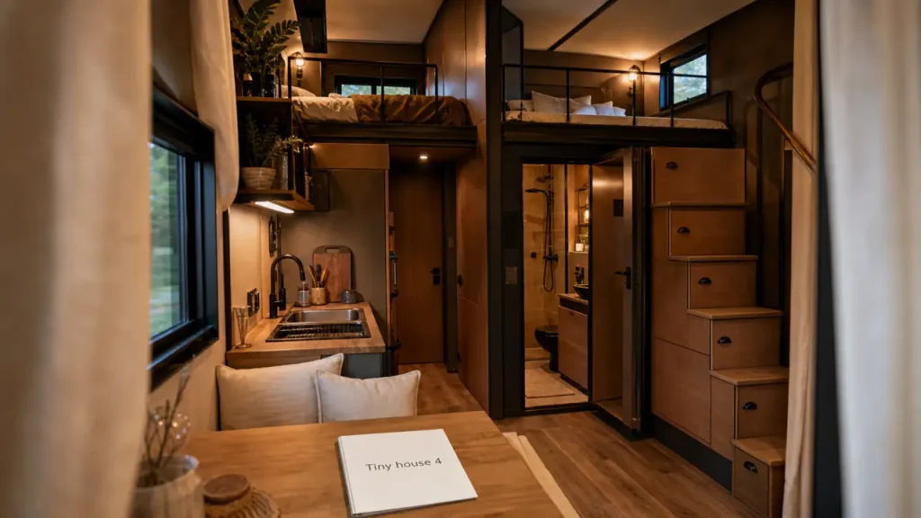 Tiny house 4 personnes : 4 couchages réels, isolation sérieuse et budget lisible