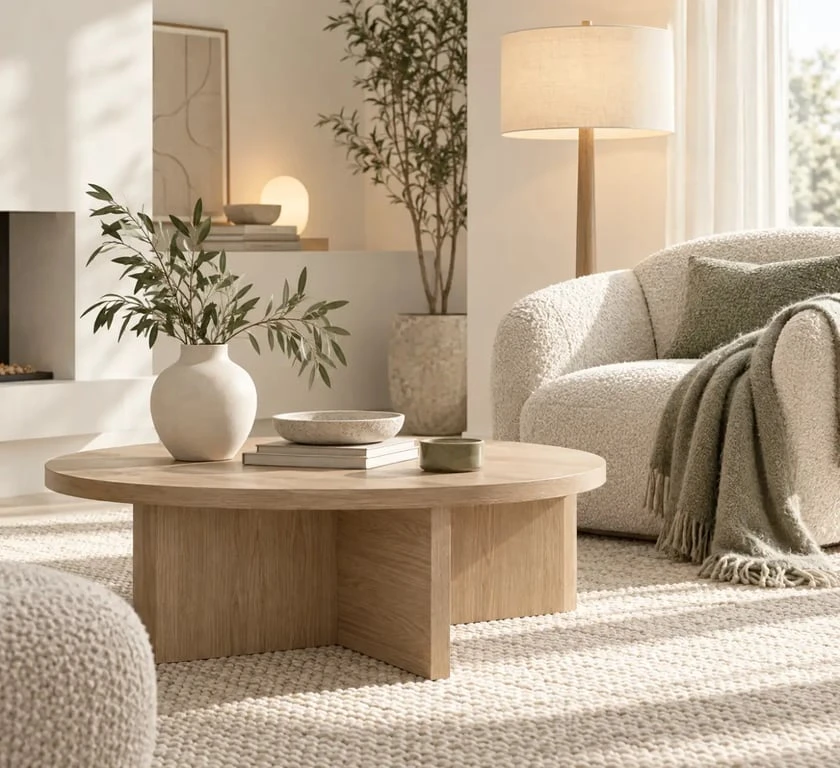 Association de matières et de lumières dans une déco scandinave cocooning