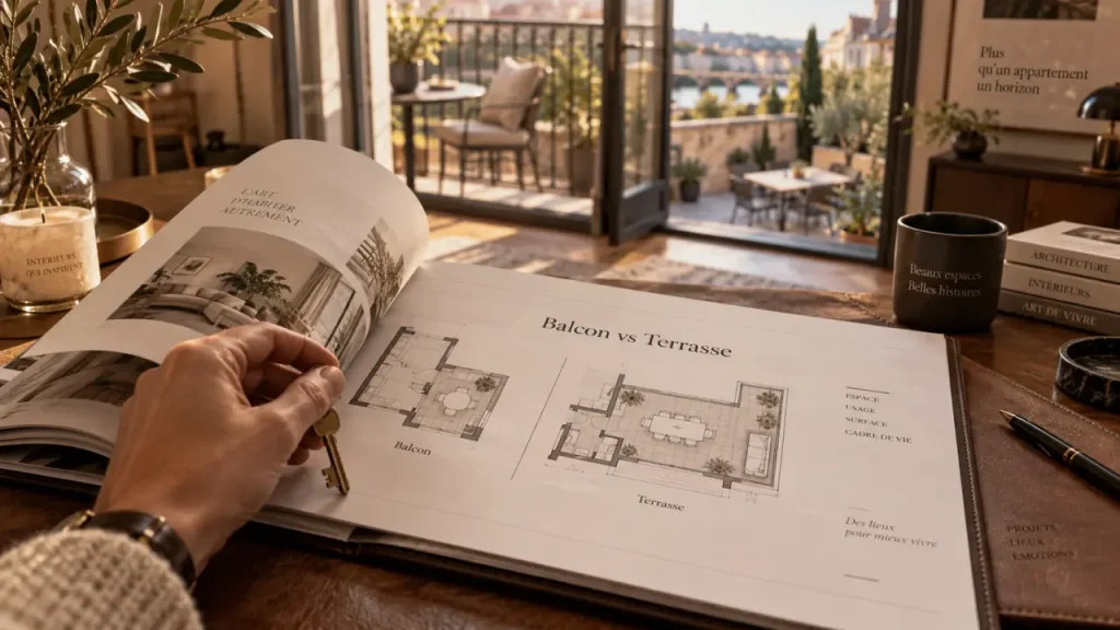 Balcon ou terrasse : la structure, pas la taille, fait la différence