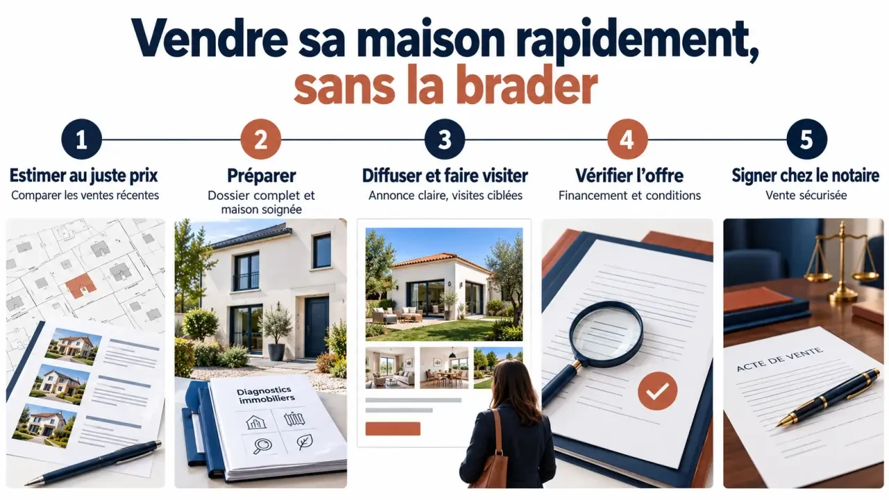 Étapes clés pour vendre sa maison rapidement sans sacrifier son prix