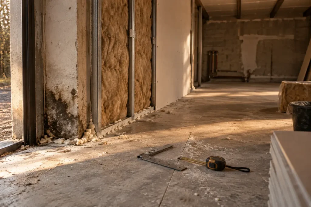 Isolation pour garage : les 4 zones qui protègent la maison et préparent l’aménagement